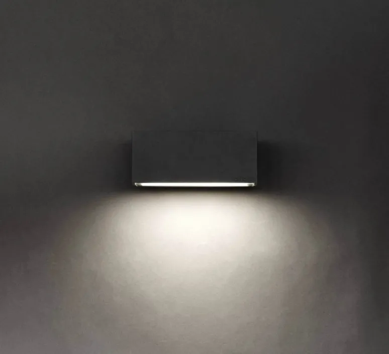 Applique*LEDS C4 Applique murale, Afrodita LED, , IP65, LED, dim, 4000K, 1004 lm, L22cm, H9cm - gris