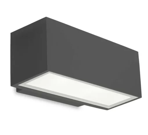 Applique*LEDS C4 Applique murale, Afrodita LED, , IP65, LED, dim, 4000K, 1004 lm, L22cm, H9cm - gris