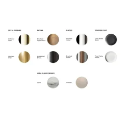 Applique*Contain Applique murale, Alba Arm, , L15cm, H22cm - laiton brossé vieilli, verre transparent