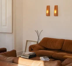 Applique*Violaine D'Harcourt Applique murale, Alcove, , L12cm, H33cm - Terracotta matte