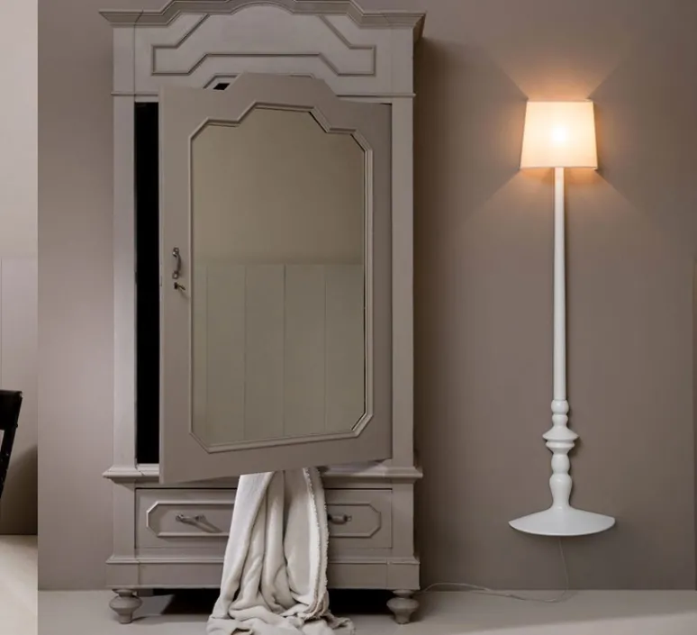 Applique*Karman Applique murale, Ali&Baba, , L39cm, H150cm - blanc brillant