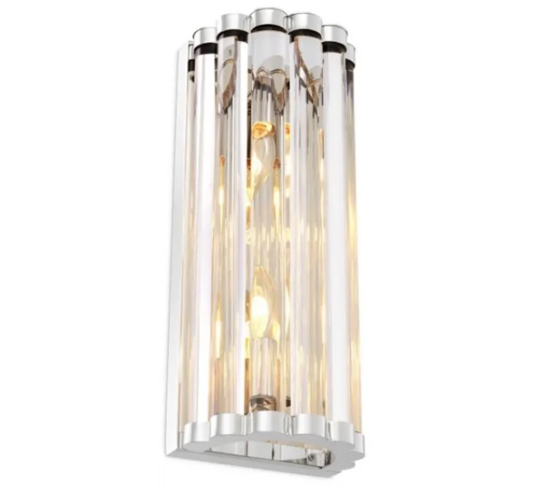 Applique*Eichholtz Applique murale, Almafi S, , L15cm, H38cm - nickel