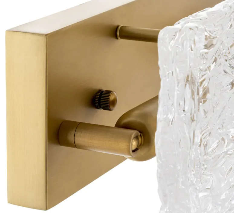 Applique*Eichholtz Applique murale, Almeria, , L39,5cm, H15cm - laiton, verre