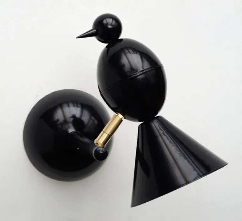 Applique*Atelier Areti Applique murale, Alouette Wall, , Ø22cm, H22cm - noir et or