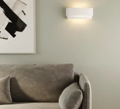 Applique*Astro Applique murale, Amat 320, prêt à peindre, , L32cm, H12,5cm - blanc