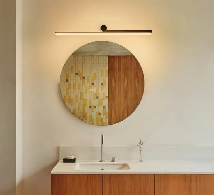 Applique murale, Ambrosia A 90 right, noir, LED, 2700K, 1521 lm, L90cm, H9,3cm - Marset