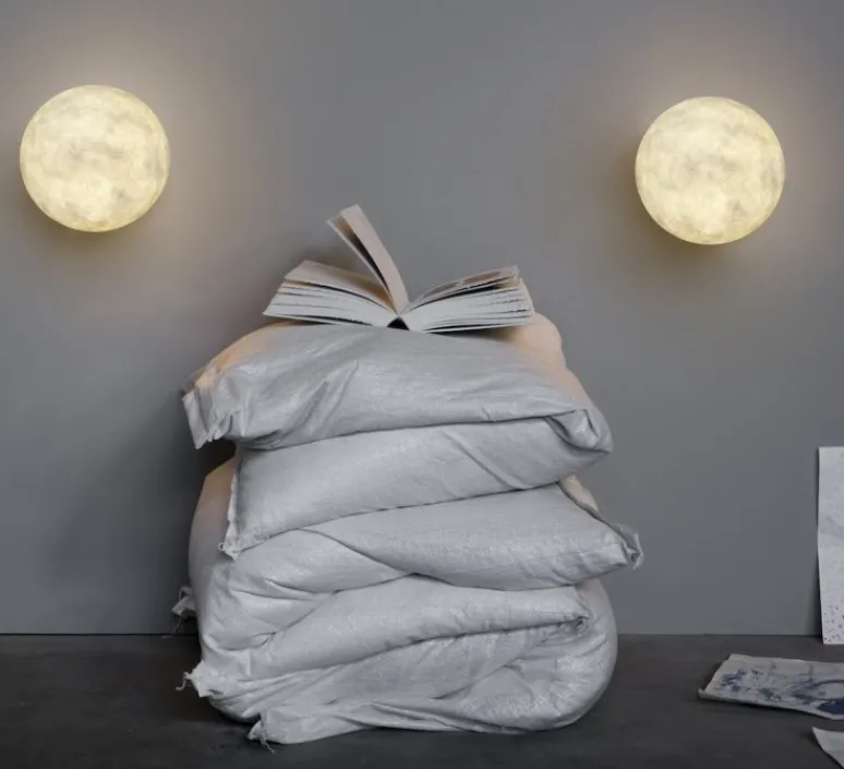 Enfants|Applique*In-es.artdesign Applique murale, A.Moon 1, , ø25cm, blanc