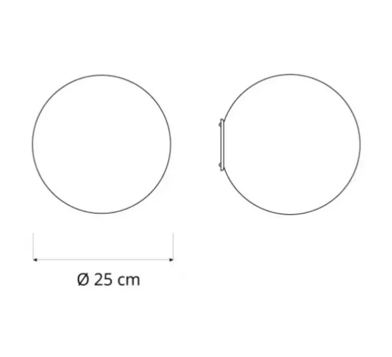 Enfants|Applique*In-es.artdesign Applique murale, A.Moon 1, , ø25cm, blanc