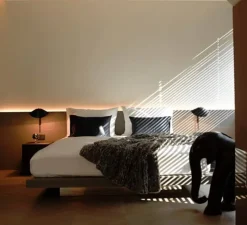 Applique murale, Antony, switch shade, noir, H41,5cm - Serge Mouille