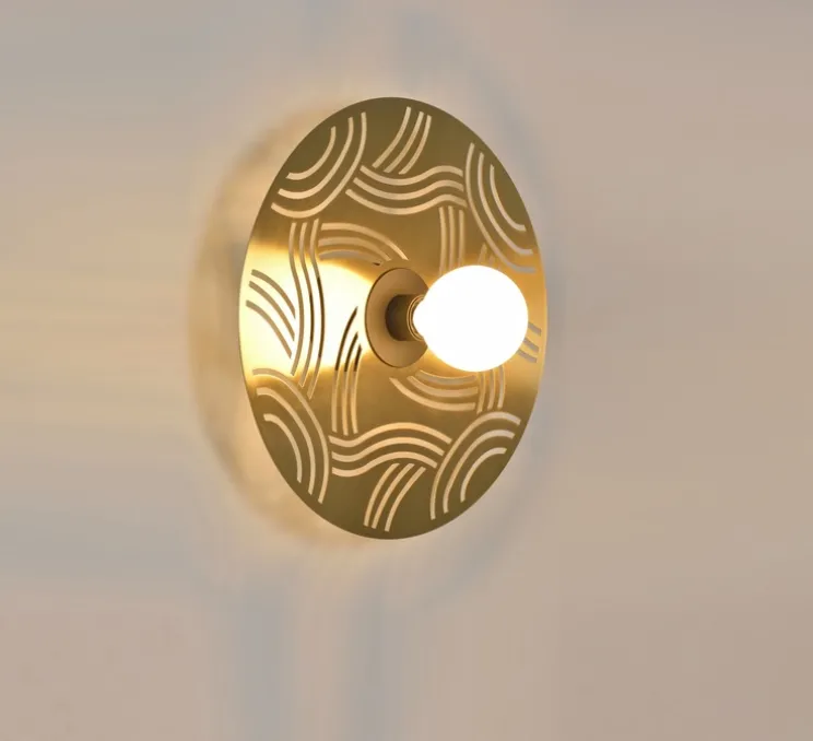 Applique murale, Ariane, laiton, Ø40cm, P10cm - Market Set