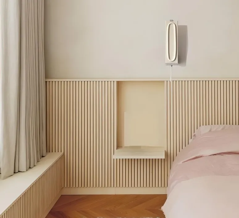 Applique*Carré Coco Applique murale, Arty, , L7,8cm, H28cm - blanc crème