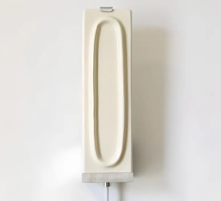 Applique*Carré Coco Applique murale, Arty, , L7,8cm, H28cm - blanc crème