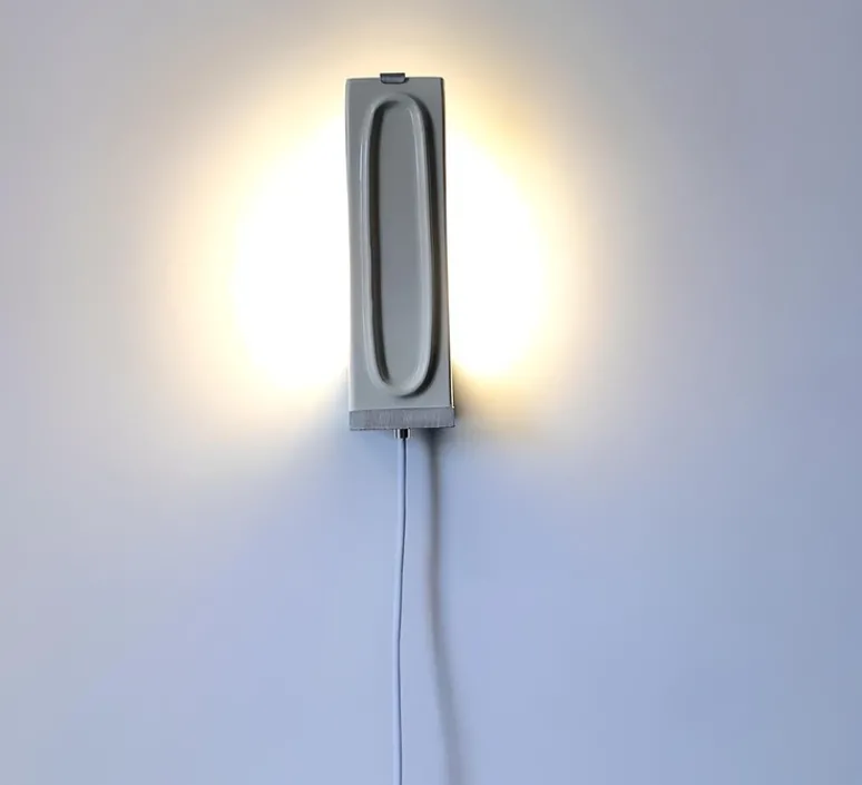 Applique*Carré Coco Applique murale, Arty, , L7,8cm, H28cm - blanc crème