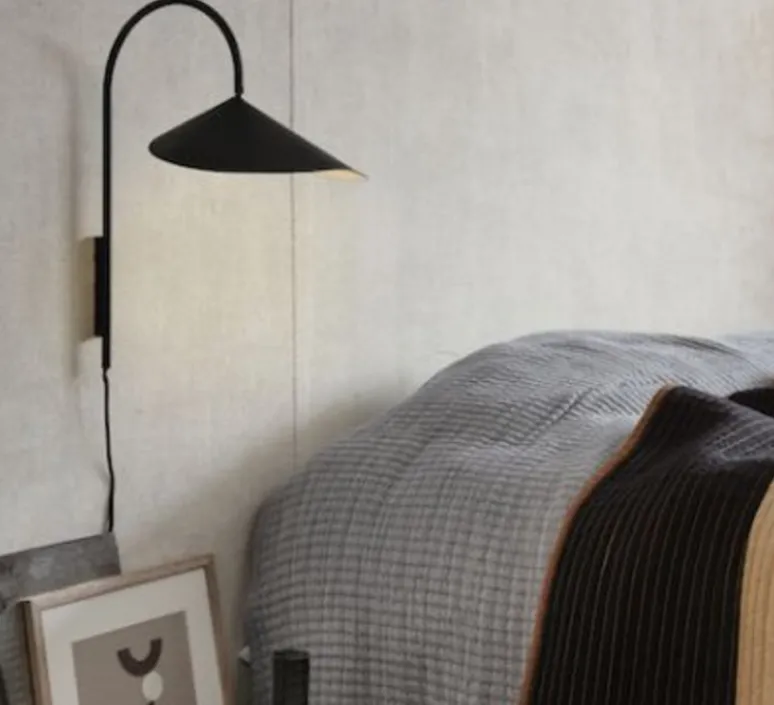 Applique*Ferm Living Applique murale, Arum Swivel, , L25,6cm, H46,1cm - noir