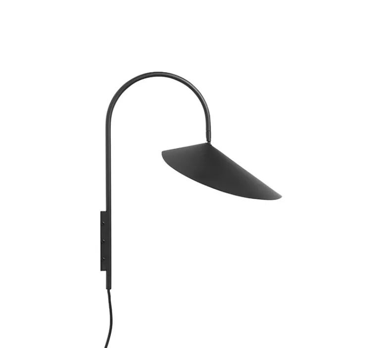 Applique*Ferm Living Applique murale, Arum Swivel, , L25,6cm, H46,1cm - noir