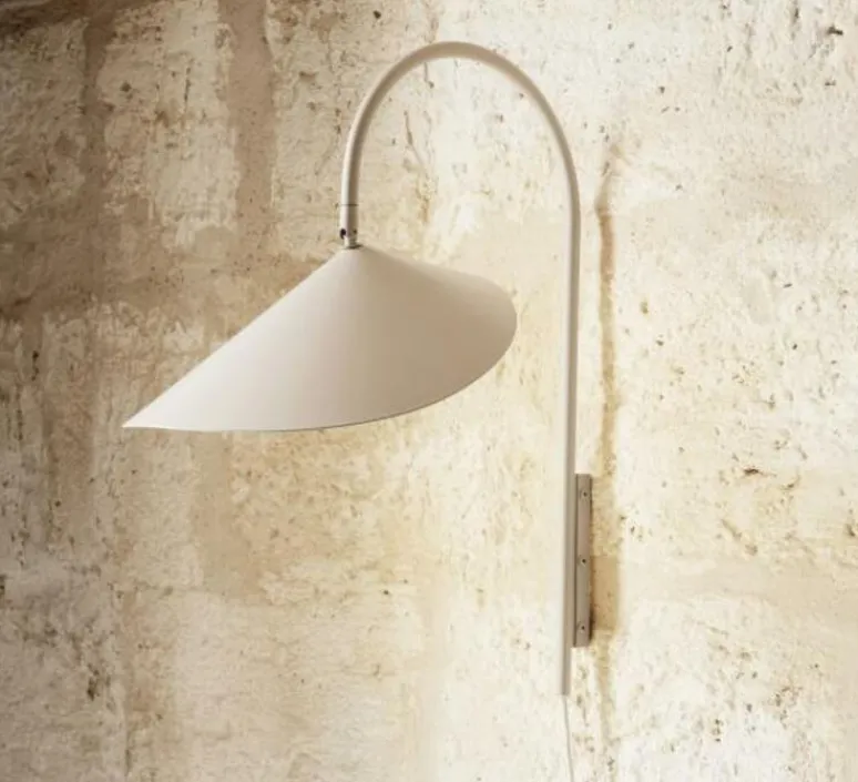 Applique*Ferm Living Applique murale, Arum Swivel, , L25,6cm, H46,1cm - cashmere