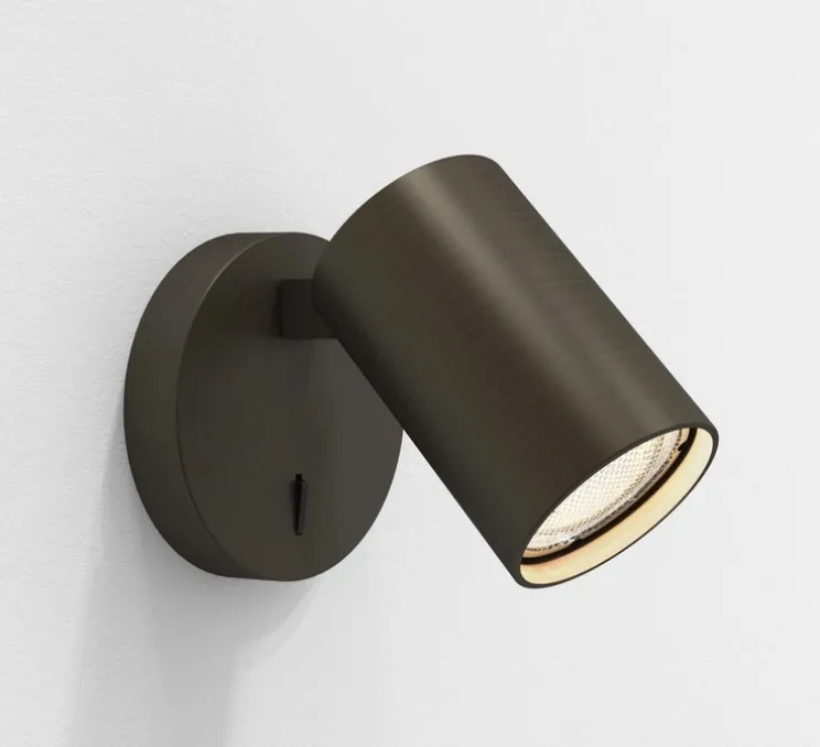 Applique murale, Ascoli Single Switched, bronze, L9cm, H10cm - Astro Lighting