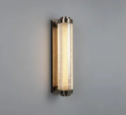 Applique murale, Ashford, Argent antique, LED, 2700K, 660 lm, Ø15,4cm, H79cm - Mullan Lighting