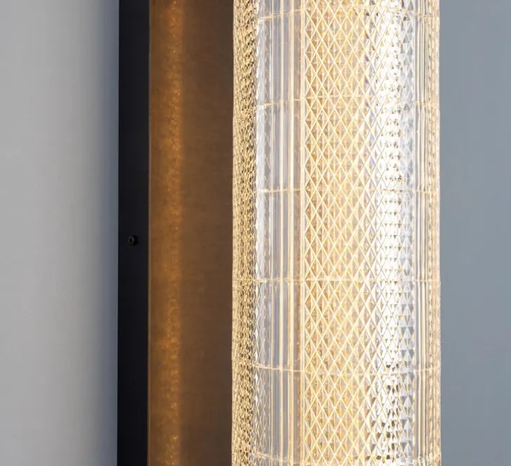 Applique murale, Ashford, Laiton antique, LED, 2700K, 660 lm, Ø15,4cm, H79cm - Mullan Lighting