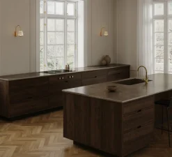 Applique*Nuura Applique murale, Asteea, , L12,5cm, H26,5cm- laiton satiné