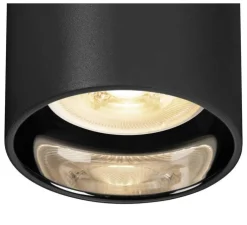 Applique murale, Asto tube, noir, Ø7cm, H20cm - SLV