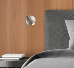 Applique*ACB Applique murale, Atria Recessed, , LED, 3000K, 285 lm, Ø3cm, H11cm - nickel