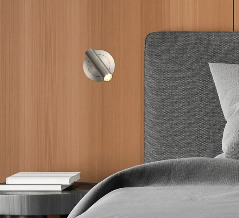 Applique*ACB Applique murale, Atria Recessed, , LED, 3000K, 285 lm, Ø3cm, H11cm - nickel