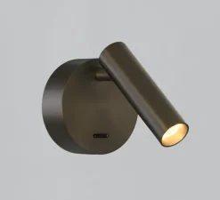 Applique murale, Atria Surface, bronze, LED, 3000K, 285 lm, Ø3cm, H11cm - ACB