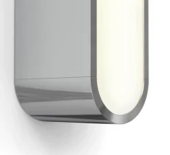 Applique murale, Atticus 600, chrome, IP44, LED, dim, 3000K, 606 lm, L5cm, H60cm - Astro