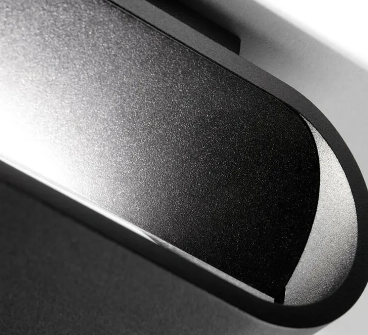 Applique murale, Aura W3, noir, LED, dim, 3000K, 1980 lm, L46cm, H6cm - Light Point