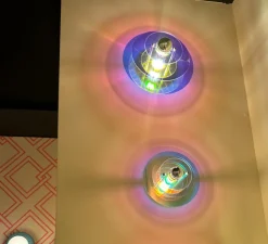 Applique murale, Aurore Petite, irisée, L22cm, H22cm-Elements lighting