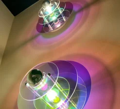 Applique murale, Aurore Petite, irisée, L22cm, H22cm-Elements lighting