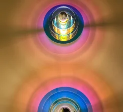 Applique murale, Aurore Petite, irisée, L22cm, H22cm-Elements lighting