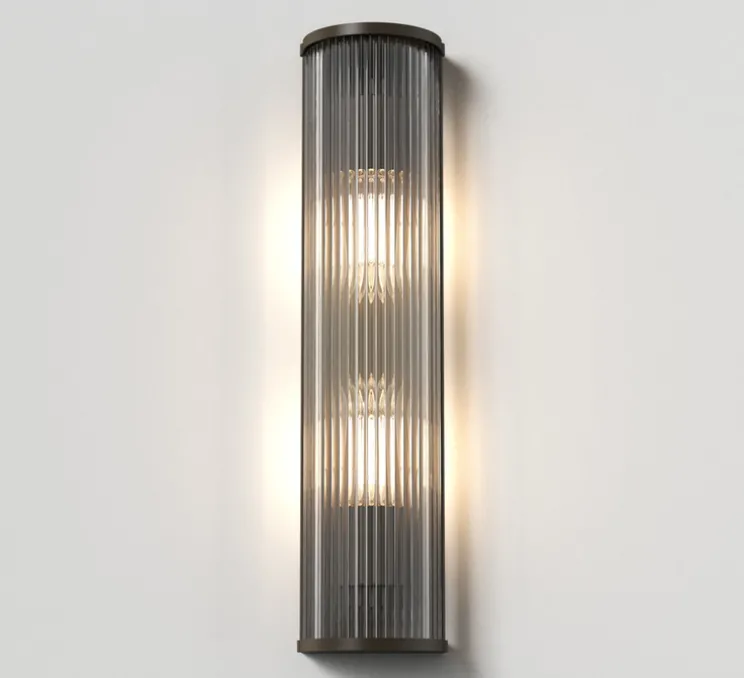 Applique murale, Avignon, Round 525, bronze, L12,6cm, H52,5cm - Astro