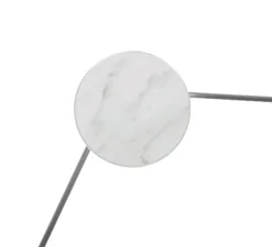 Applique*KDLN Applique murale, Azou 3, , avec prise et interrupteur, LED, 2700K, 1350lm, ∅11,5cm, P8cm (par unité) - marbre blanc