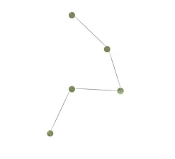 Applique murale, Azou 5, vert onyx, avec prise et interrupteur, LED, 2700K, 2250lm, ∅11,5cm, P8cm (par unité) - KDLN