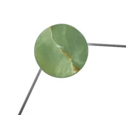 Applique murale, Azou 4, vert onyx, avec prise et interrupteur, LED, 2700K, 1800lm, ∅11,5cm, P8cm (par unité) - KDLN