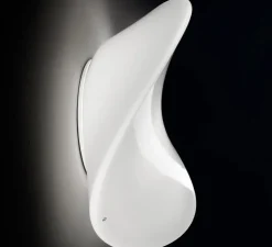 Applique murale, Balance AP G, blanc brillant, LED, Ø18cm, H56cm - Vistosi