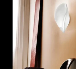 Applique*Vistosi Applique murale, Balance AP M, , LED, Ø17cm, H46cm - blanc brillant