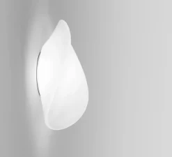 Applique*Vistosi Applique murale, Balance AP M, , LED, Ø17cm, H46cm - blanc brillant