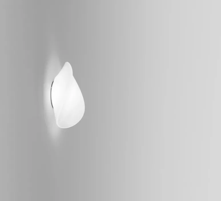 Applique*Vistosi Applique murale, Balance AP 24, E14, , Ø11cm, H24cm - blanc brillant