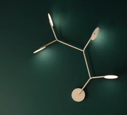 Applique*Tunto Applique murale, Ballon Wall 5, modèle A, , LED, 3000K, 800lm, L72,2cm, H58,9cm - blanc