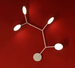 Applique*Tunto Applique murale, Ballon Wall 5, modèle A, , LED, 3000K, 800lm, L72,2cm, H58,9cm - blanc