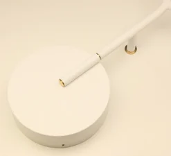 Applique murale, Ballon Wall 3, blanc et noyer, gauche, LED, 3000K, 400lm, L52cm, H41cm - TUNTO