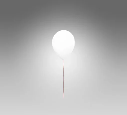 Applique murale, Balloon, A-3050, blanc, Ø26cm, H84,4cm - Estiluz