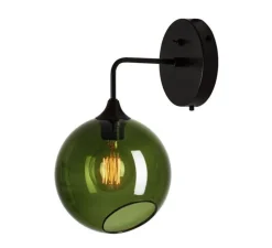 Applique murale, Ballroom, vert, Ø20cm, H37cm - Design by us