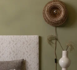 Applique*Good&Mojo Applique murale, Barbados, , Ø35cm, H35cm - naturel et marron