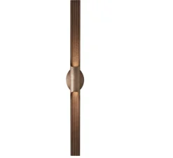 Applique murale, Beam, bronze, IP65, LED, dim, 2700K, 900 lm, Ø5cm, H80cm - Entrelacs