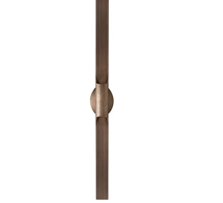 Applique murale, Beam, bronze, IP65, LED, dim, 2700K, 900 lm, Ø5cm, H80cm - Entrelacs