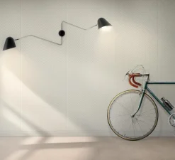 Applique*Tato Italia Applique murale, Beghina, , L147cm, H39cm - noir brillant, laiton